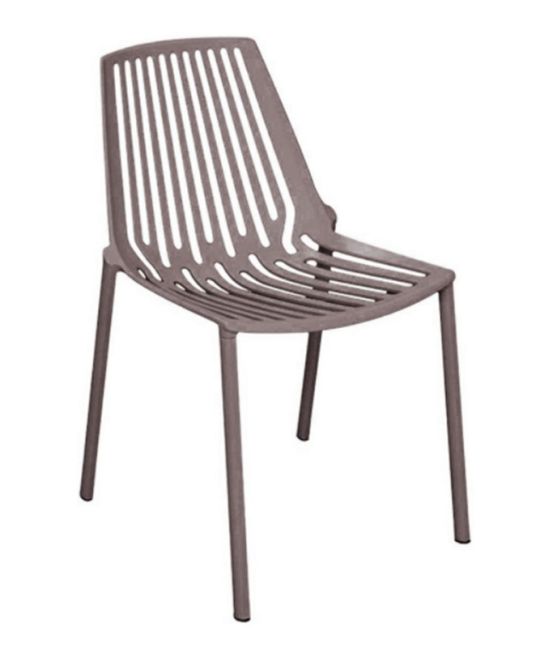 Mad Chair - Horizontal Side Chair - Grey