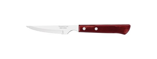 Tramontina - Set of 6 x 4" (10cm) (10cm) Steak Knife, red