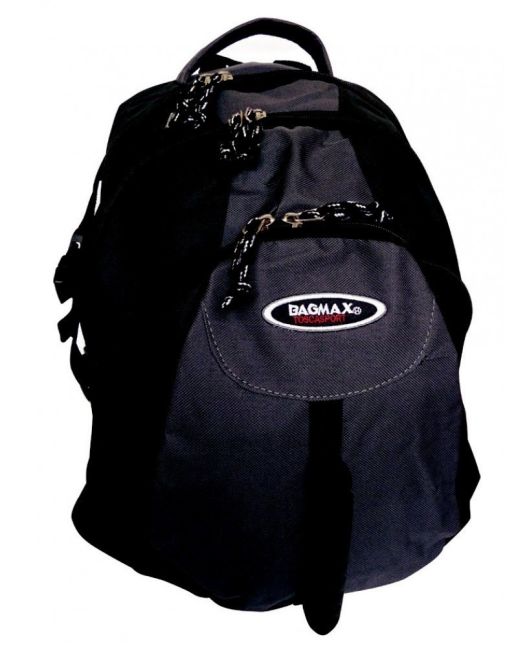 Bagmax - Large 3 Division Backpack (Black)