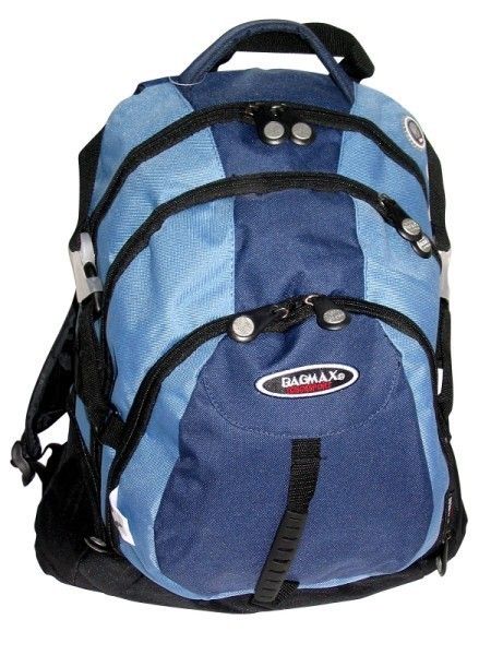 Bagmax - Large 3 Division Backpack (Blue)