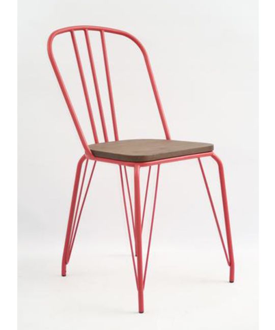 Mad Chair - Replica Hairpin Chair - Red