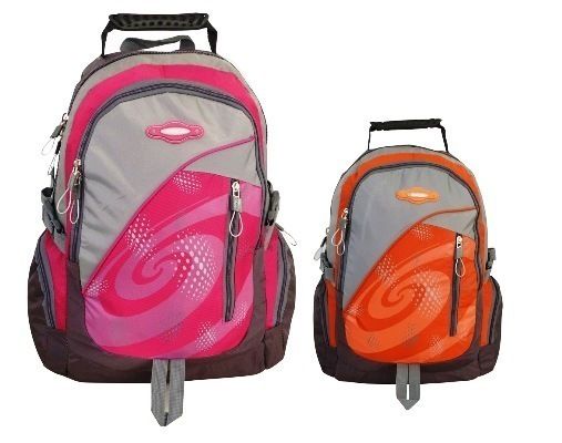 Tosca - Sports Nylon Backpack (Pink)