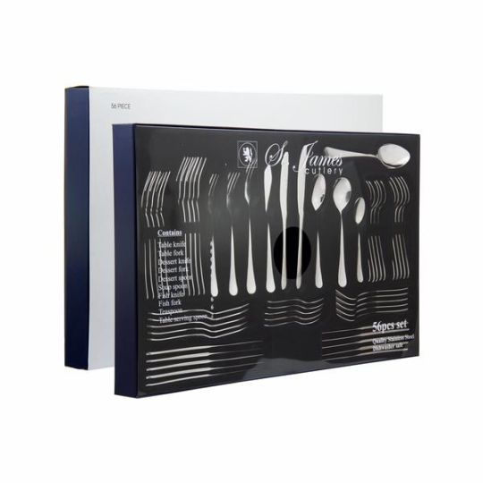 ST. James - Cutlery Oxford 56 Piece in Cardboard Gift Box