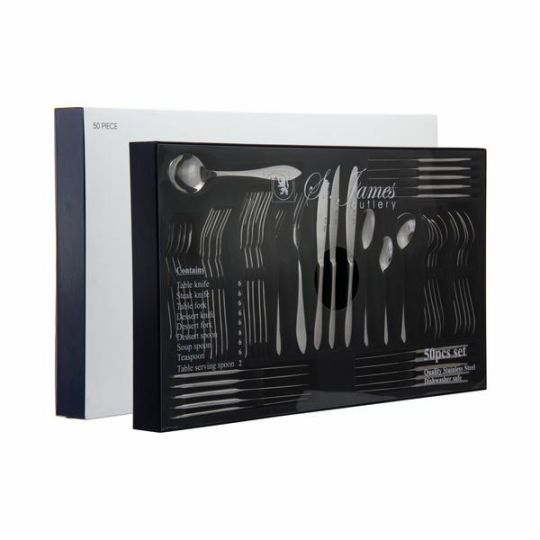 ST. James  - Cutlery Kensington 50 Piece Set in c/b Gift Box