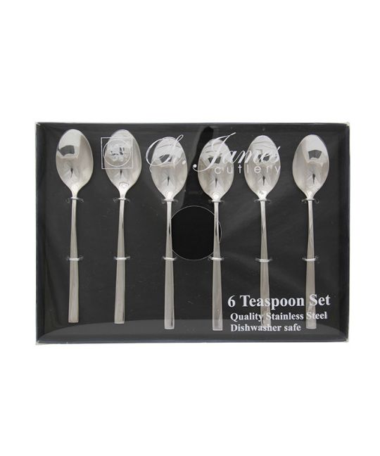 ST. JAMES - Cutlery Cambridge 18/10 6 Pack Teaspoon In Gift Box