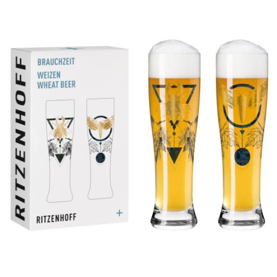 Ritzenhoff - Wheat Beer Usage Time Rosenkranz (Set Of 2)