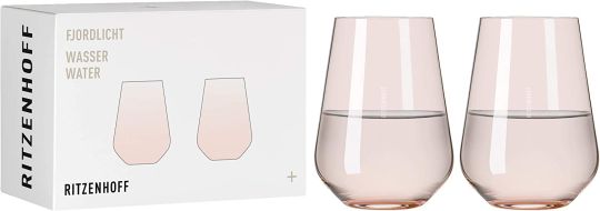 Ritzenhoff - Fjord Light  Water Glass Set, Glass, 540 ml