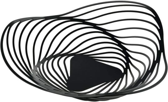 Alessi - Trinity Centrepiece in Steel Coloured with Epoxy Resin, Black