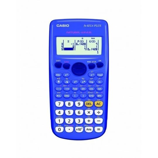 Casio - Scientific Calculator FX-82ZA PlusII (Blue)