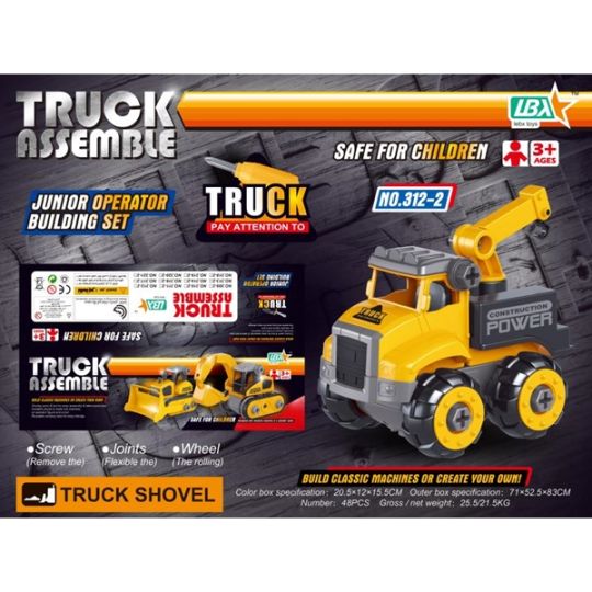Truck Assemble - DIY Construction Lifting Truck