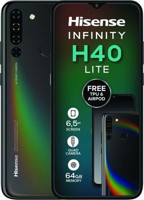 Hisense - Infinity H40 Lite 64GB Dual Sim - Black