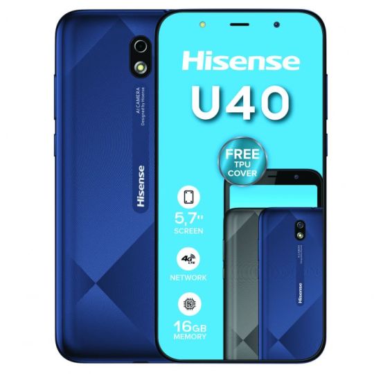 Hisense - Infinity U40 Dual Sim - Navy