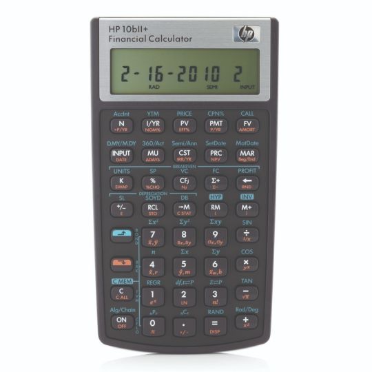 HP - 10Bii+ Non-Programmable Business Calculator