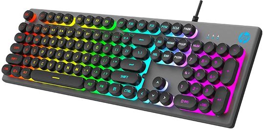 HP -  K500Y Multimedia/Gaming Keyboard