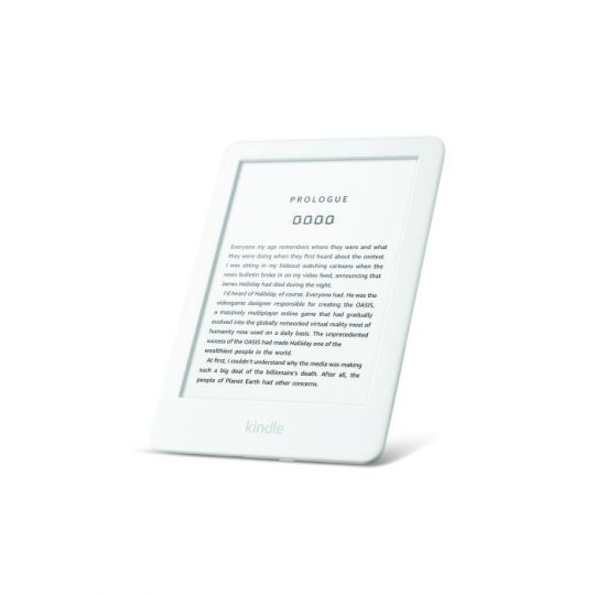 Amazon Kindle - Touchscreen Wi-Fi With Built-in Front Light 10th Gen (With Ads) White