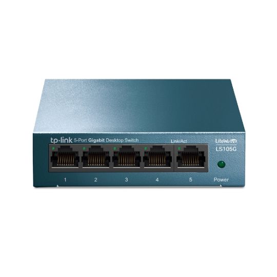 TP-Link - LS105G 5-Port 10/100/1000Mbps Desktop Switch