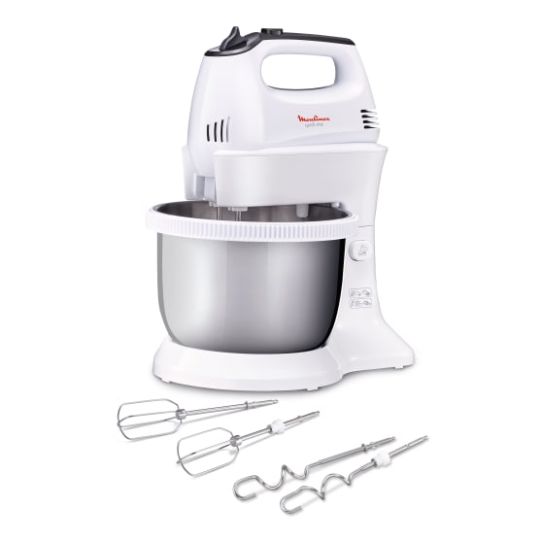 Moulinex -Quick Mix Hand Mixer with SS Bowl, 300W