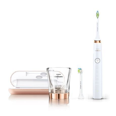 Philips - Diamond Clean Sonicare Electric Toothbrush 5 modes -R/Gold
