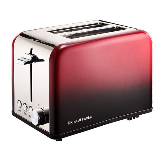 Russell Hobbs - Red Ombre 2 Slice Toaster