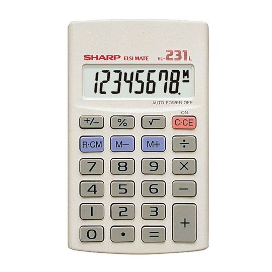 Sharp - EL231 LB Pocket Calculator