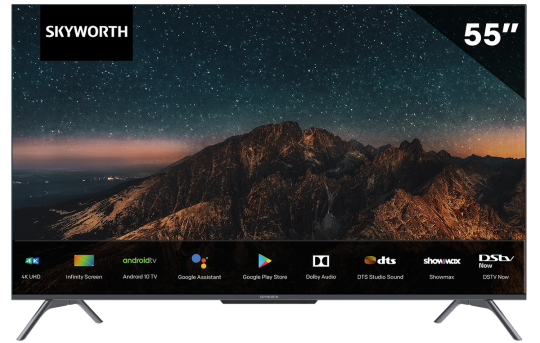 Skyworth -  UHD 4K Android Smart TV, 55 inch , APP, Dolby Vision & Atmos 
