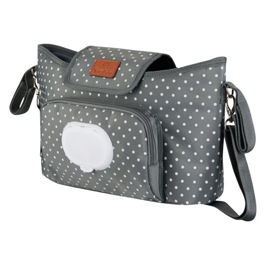 Totes Babe -  Dotty Series Stroller Caddy Grey