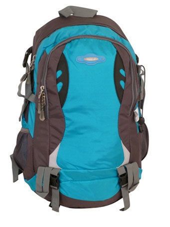 Tosca - 32L Framed Sport Hiking Backpack (Grey/Blue)