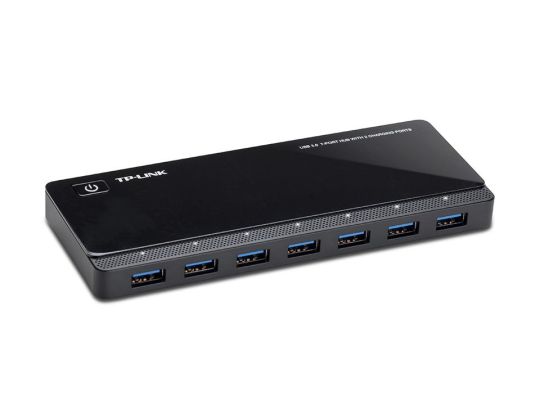 TP-Link - UH720 USB 3.0 7-Port Hub with 2 Charging Ports