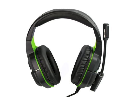 Ultra-Link - Gaming Headset - Black and Green