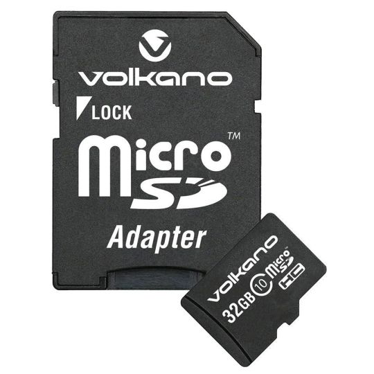 Volkano - 16GB Micro Series Micro SD Card With Adaptor