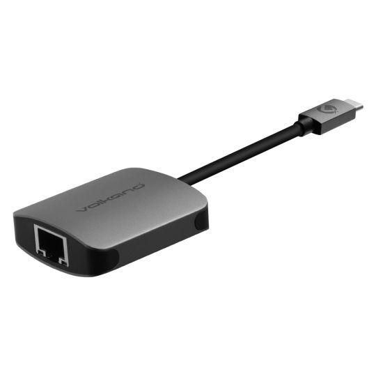 VolkanoX - Core LAN Series USB Type C to Gigabit LAN Adaptor - Charcoal