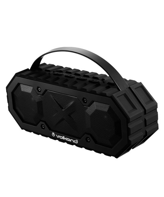 Volkano - X Typhoon Series Bluetooth waterproof speaker - black