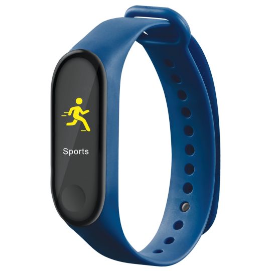 Volkano - Active Tech Core Series Fitness Bracelet with Heart Rate Monitor Blue