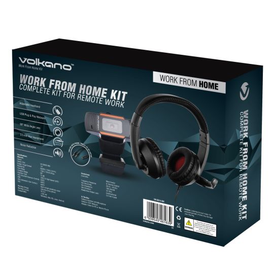 Volkano - Work from Home Kit 720 Webcam Headset