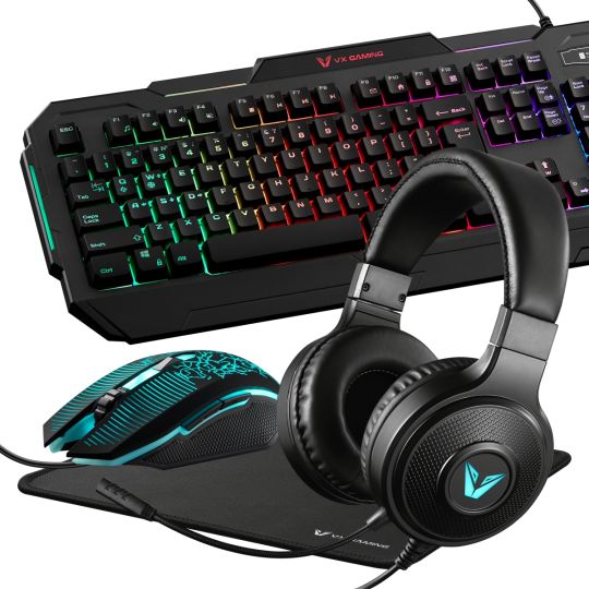 VX - Gaming Heracles series 4-in-1 Combo KB/Mouse/Pad/Headset