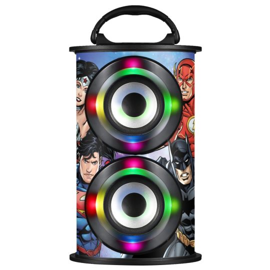 Warner Brothers - Warner Barrel Bluetooth Speaker Justice League