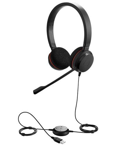 Jabra - Evolve 20 UC Professional Headset (Black)