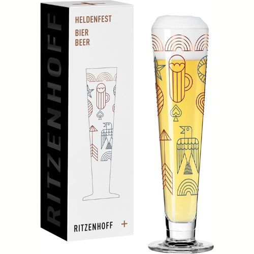 Ritzenhoff - Beer Glass 330 ml - Series Heldenfest Design No. 15