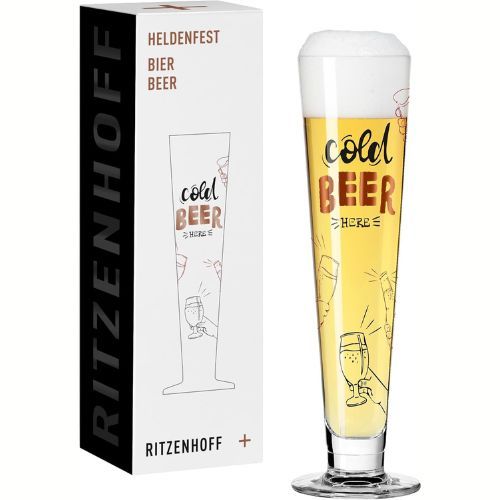 Ritzenhoff - Beer Glass 330 ml - Series Heldenfest Design No. 16