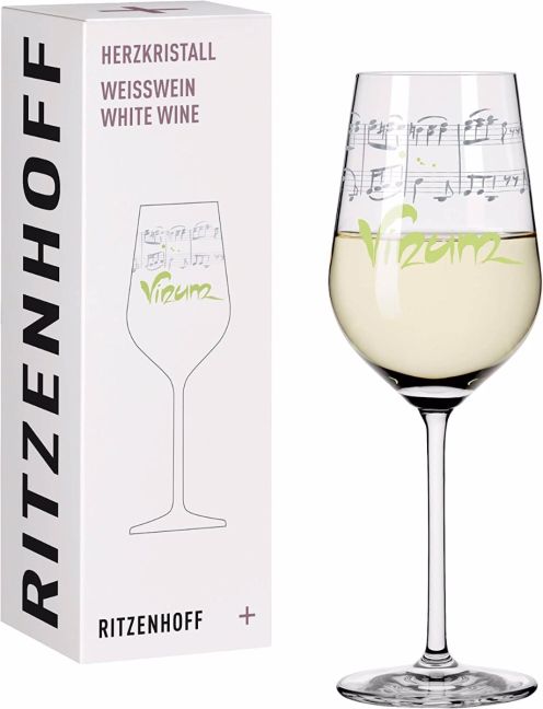 Ritzenhoff - Crystal Heart White Wine Glass Wurm