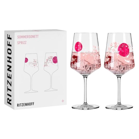 Ritzenhoff - Summer Sonett Sprizz Aperitif Glass Set of 2 500 ml - Series No. 13 + 14