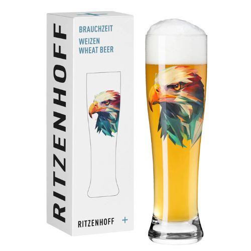 Ritzenhoff - Brauchzeit Weizen Beer Glass #26 T. Dabek H24