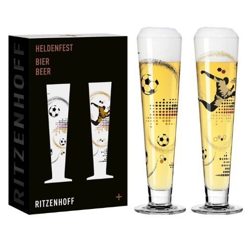 Ritzenhoff - PROM Heldenfest Bier Glass set of 2 (C. Kordes)