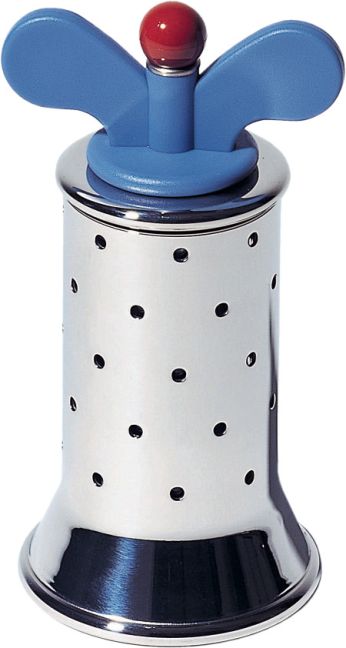 Alessi - Graves Pepper Mill blue and red