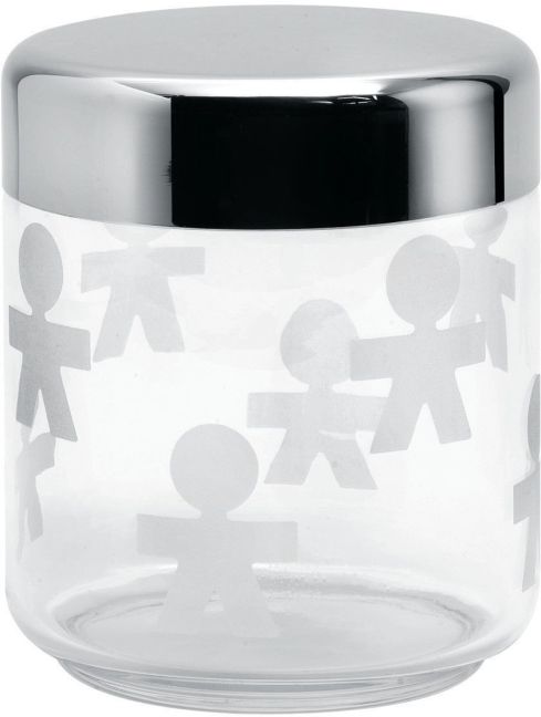 Alessi - Girotondo Glass Jar 12.3cm 750ml