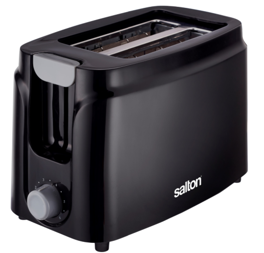 Salton - ST2S-00 Salton Cool Touch 2 Slice Toaster Black