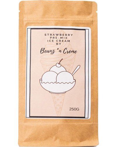Beanz n Crème - Strawberry Ice Cream Premix (250 gram)