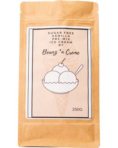Beanz n Crème - Vanilla Sugar Free Ice Cream Premix (250 gram)