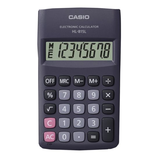 Casio - 815L Pocket Calculator (Black)