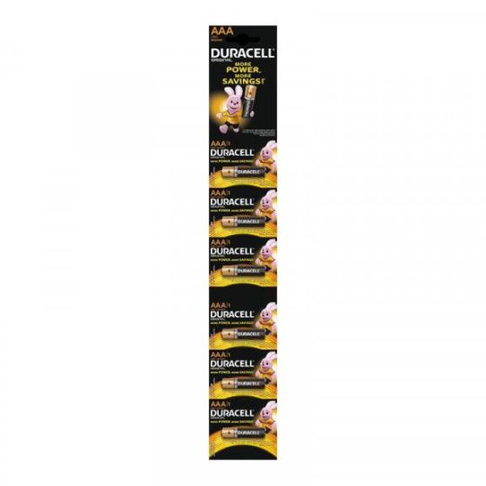 Duracell – HBDC AAA 6x1 pack Perforated Card Duracell Simply